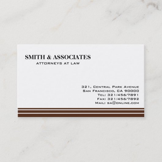 弁護士-名刺 名刺 (正面)