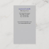 弁護士-名刺 名刺 (裏面)