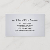 弁護士-名刺 名刺 (裏面)