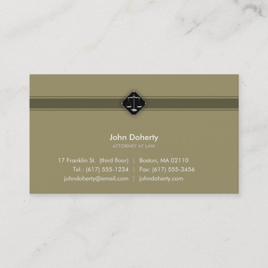 弁護士-名刺 名刺 (正面)