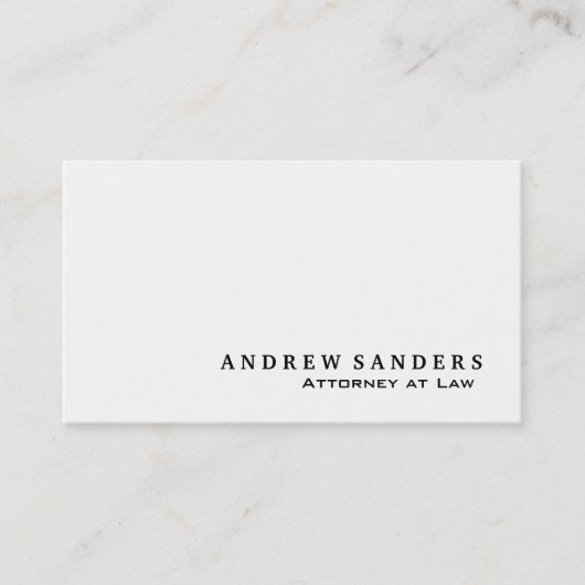 弁護士-名刺 名刺 (正面)