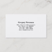 弁護士-名刺 名刺 (裏面)