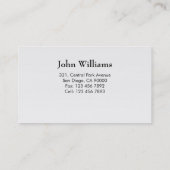 弁護士-名刺 名刺 (裏面)