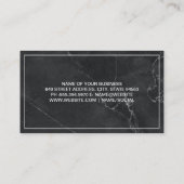 弁護士 |大理石 |ピラーロゴ名刺 名刺 (裏面)