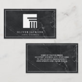 弁護士 |大理石 |ピラーロゴ名刺 名刺 (正面/裏面)