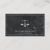 弁護士 | 大理石 | 法務 名刺 (正面)