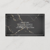 弁護士 |大理石 |視覚障害者の正義 名刺 (裏面)