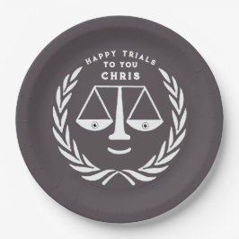 弁護士 学校卒業パーティー用紙皿 ペーパープレート