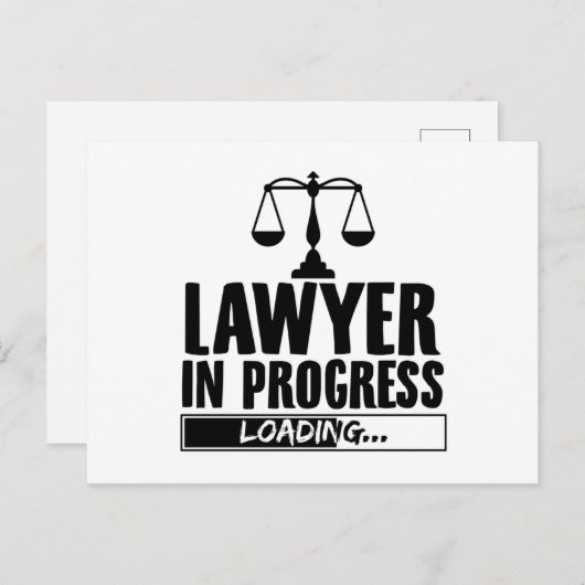 弁護士 |弁護士の法律事務所ギフトアイディア ポストカード (正面/裏面)