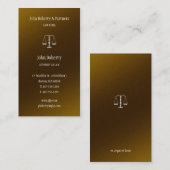 弁護士 – 弁護士エレガント名刺 名刺 (正面/裏面)