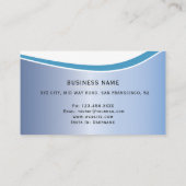 弁護士、弁護士テンプレートとロゴ 名刺 (裏面)