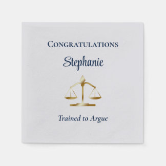 弁護士 |弁護士法はかりで測法で議論を訓練 スタンダードカクテルナプキン