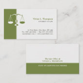 弁護士/弁護士色の名刺 名刺 (正面/裏面)