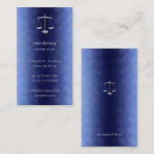 弁護士|弁護士|の青 名刺 (正面/裏面)