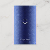 弁護士|弁護士|の青 名刺 (裏面)