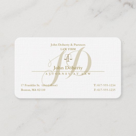 弁護士|弁護士 名刺 (正面)