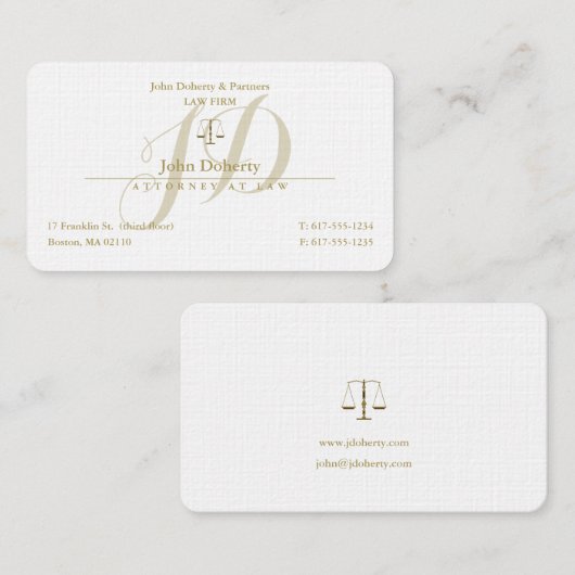 弁護士|弁護士 名刺 (正面/裏面)