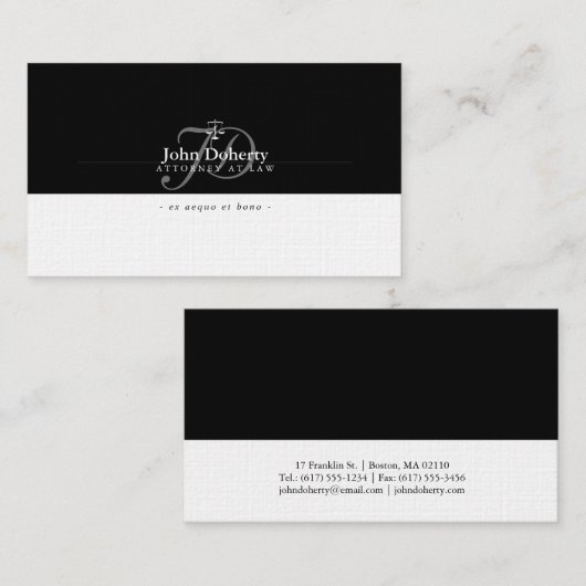 弁護士 |弁護士 名刺 (正面/裏面)