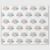 弁護士 |弁護士 |弁護士素晴らしおもしろい ラッピングペーパー (フラット)