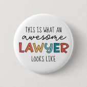 弁護士 |弁護士 |弁護士素晴らしおもしろい 缶バッジ (正面)