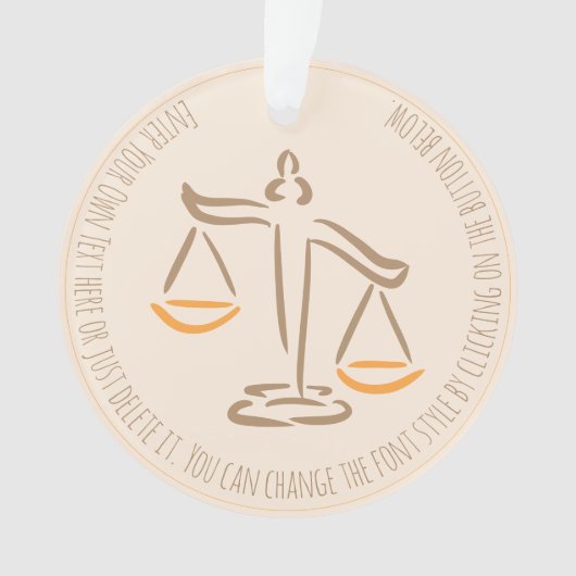 弁護士 | 弁護士 | 裁判官 | 法律事務所 オーナメント (正面)