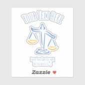 弁護士 | 弁護士 | 裁判官 | 法律事務所 シール (シート)