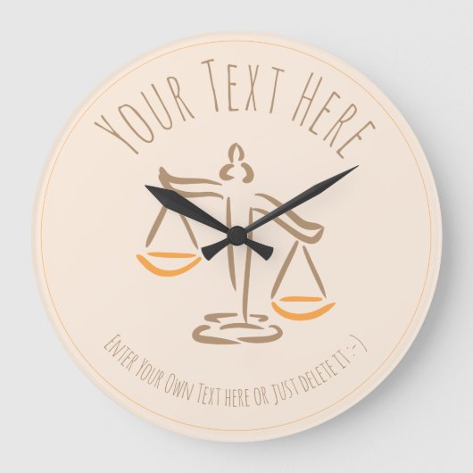 弁護士 | 弁護士 | 裁判官 | 法律事務所 ラージ壁時計 (正面)