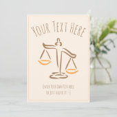 弁護士 | 弁護士 | 裁判官 | 法律事務所 招待状 (スタンド正面)