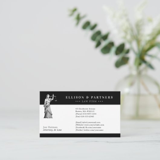 弁護士 |手見田 名刺 (スタンド正面)