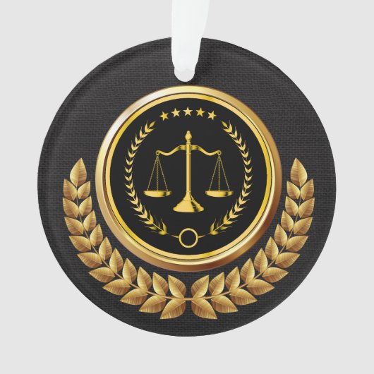 弁護士 – 法律事務所オーナメント オーナメント (正面)