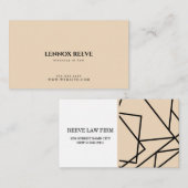 弁護士、法律事務所、弁護士の名刺 名刺 (正面/裏面)