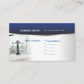 弁護士、法律事務所、顧問用の名刺 名刺 (裏面)