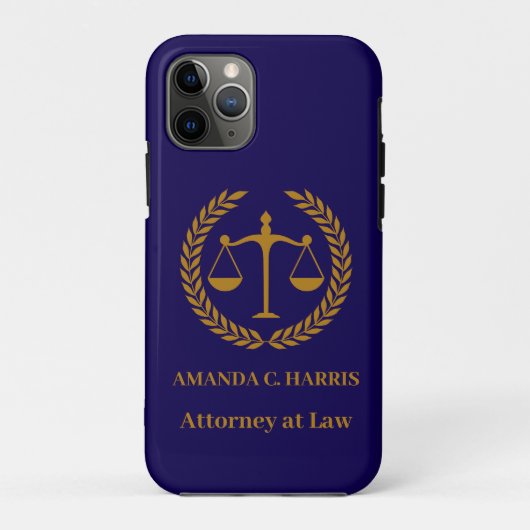 弁護士、法律家、裁判官、法律事務員に最適！ Case-Mate iPhoneケース (裏面)