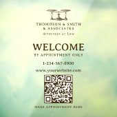 弁護士・法律専門家・予約制QRコード ウィンドウサイン (シート3)