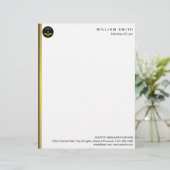 弁護士 法曹 偽 ゴールド スケール 弁護士 正義 レターヘッド (スタンド正面)