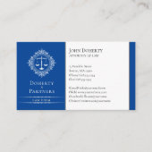 弁護士 |濃いエレガントブはかりで測ルー 名刺 (正面)