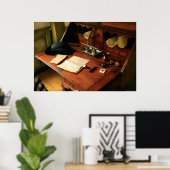 弁護士 – 紳士の机 ポスター (ホームオフィス)