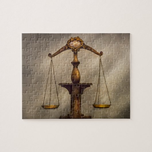 弁護士 – 規模 – 公正 ジグソーパズル (横)