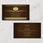 弁護士:金ゴールド・ディスクと繁栄 名刺 (正面/裏面)