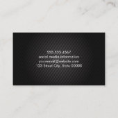 弁護士 |黒いタイリング |法務 名刺 (裏面)