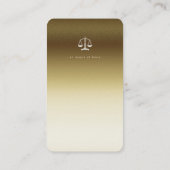 弁護士 | Classy はかりで測 Golden of Justice 名刺 (裏面)