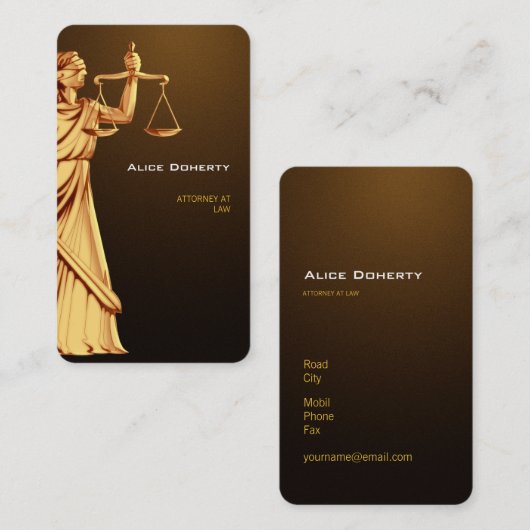 弁護士| Themis | Temida 名刺 (正面/裏面)