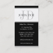 弁護士DストライプW/W 名刺 (裏面)