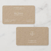 弁護士Iはかりで測オブジャスティス 名刺 (正面/裏面)