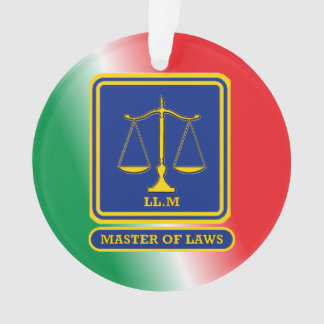 弁護士LL.Mシールドカスタム オーナメント