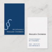 弁護士Visittenkarten 名刺 (正面/裏面)