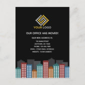 弊社は転居先の変更を致しました ポストカード (正面)