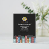 弊社は転居先の変更を致しました ポストカード (スタンド正面)