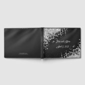 式きらきら光るジュエリー結婚のテーマ ゲストブック