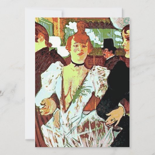 式でのフランス人花嫁 招待状 (正面)